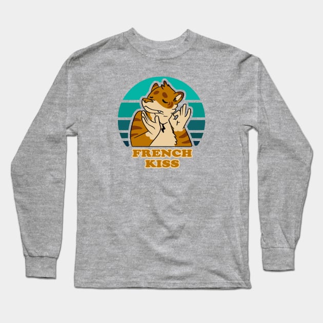 FrenchKiss Long Sleeve T-Shirt by Bolterrific